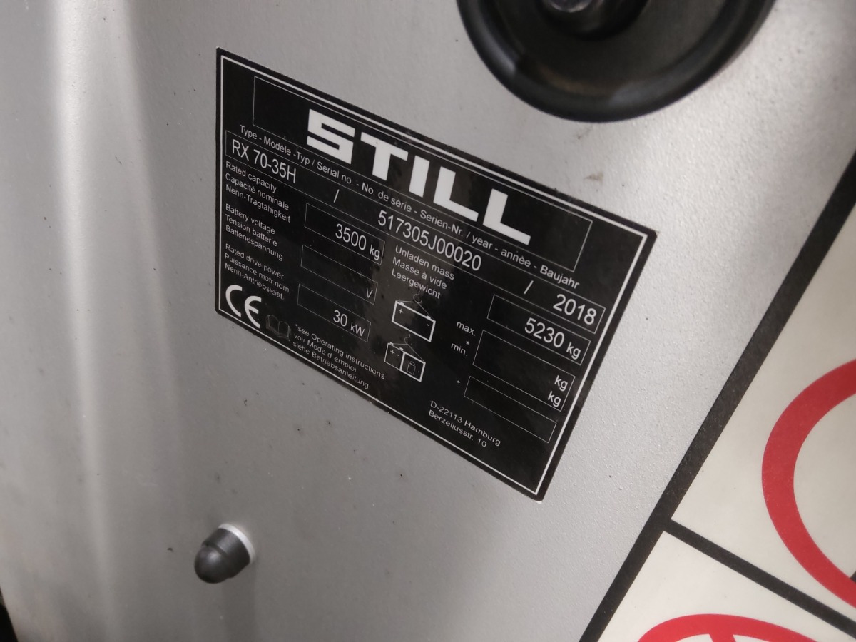 Chariot élévateur diesel Still RX70-35H: photos 6 Chariot élévateur diesel Still RX70-35H: photos 6