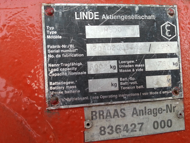 Linde H 60 D - Chariot élévateur diesel: photos 2 Linde H 60 D - Chariot élévateur diesel: photos 2