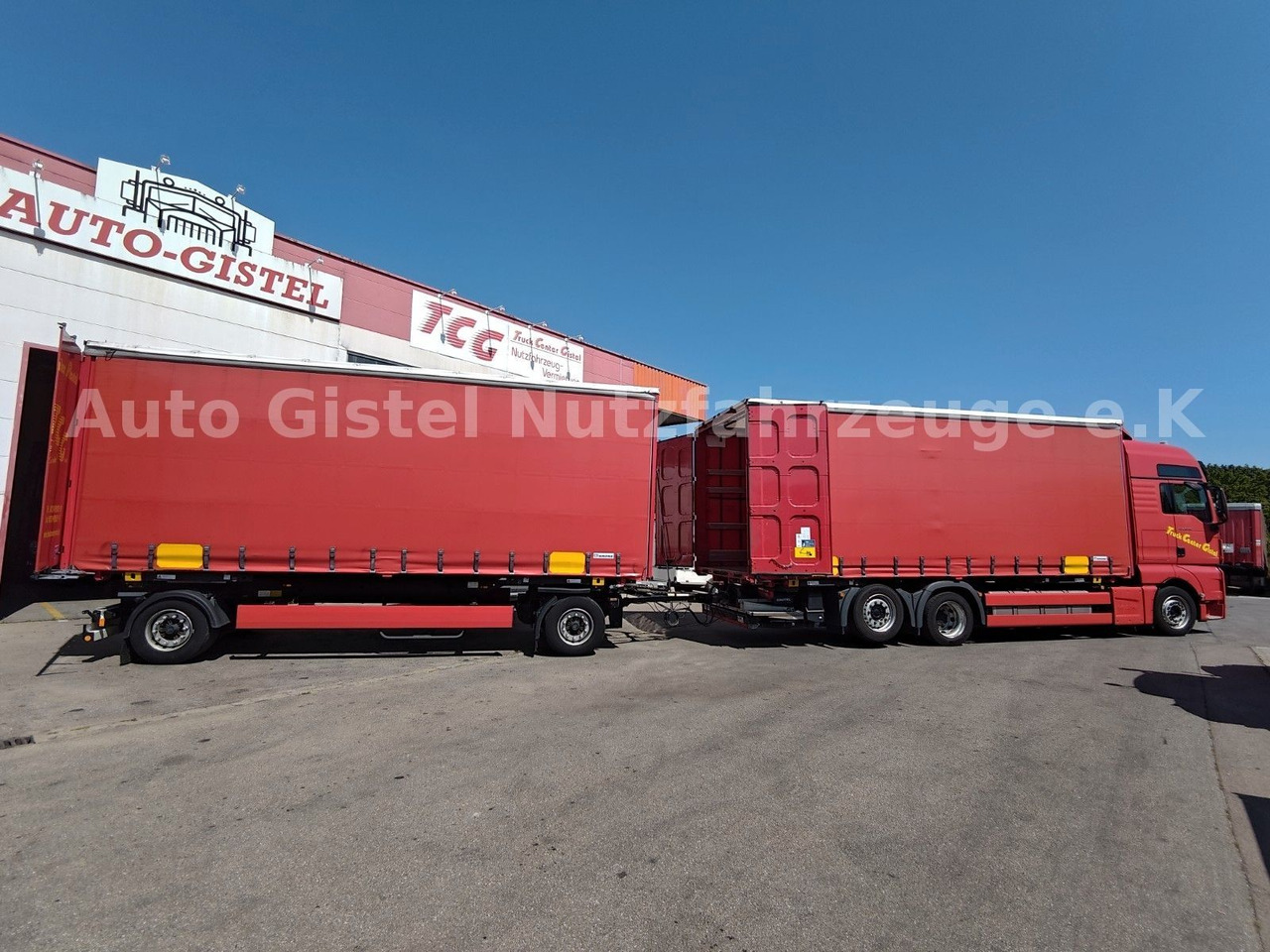 MAN TGX 26.510 6x2-4 LL*WB*Krone AZ18 + Krone WP7.3 - Camion porte-conteneur/ Caisse mobile: photos 2 MAN TGX 26.510 6x2-4 LL*WB*Krone AZ18 + Krone WP7.3 - Camion porte-conteneur/ Caisse mobile: photos 2