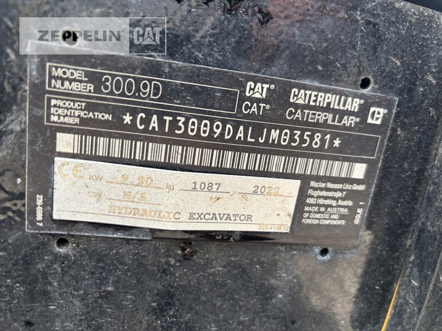 Cat 300.9D - Mini pelle: photos 5 Cat 300.9D - Mini pelle: photos 5