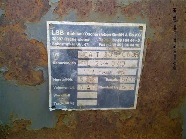 Kaiser Maschinenbau, Vrees TL10000 - Godet pour pelle pour Engins de chantier: photos 3 Kaiser Maschinenbau, Vrees TL10000 - Godet pour pelle pour Engins de chantier: photos 3