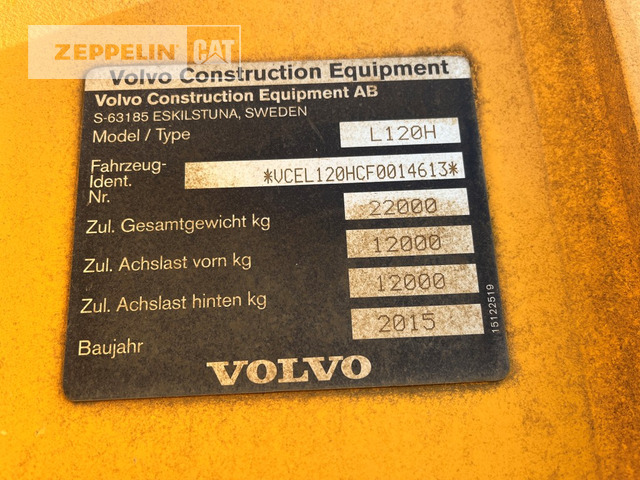 Volvo L120H - Chargeuse sur pneus: photos 3 Volvo L120H - Chargeuse sur pneus: photos 3