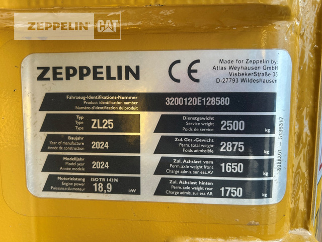 Zeppelin ZL25 - Chargeuse sur pneus: photos 5 Zeppelin ZL25 - Chargeuse sur pneus: photos 5