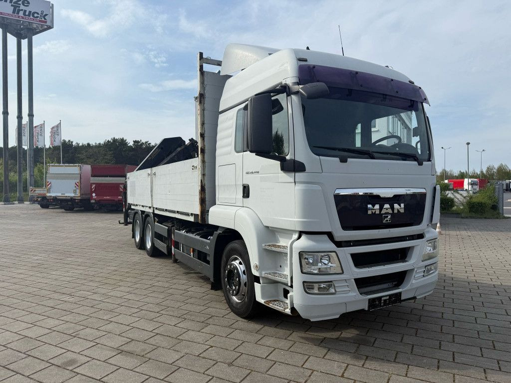 MAN TG-S 26.440 6x4 Pritsche Heckkran PK 27002+Funk - Camion grue: photos 4 MAN TG-S 26.440 6x4 Pritsche Heckkran PK 27002+Funk - Camion grue: photos 4