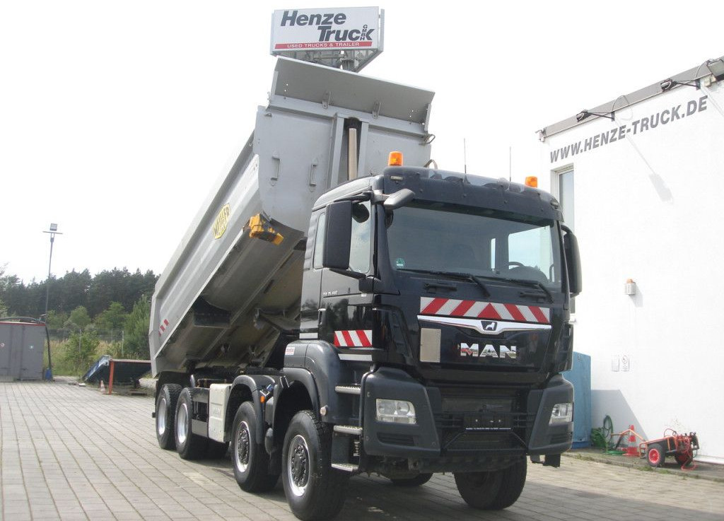 MAN TG-S 35.460 8x6 4 Achs Muldenkipper Meiller 18m³ - Camion benne: photos 1 MAN TG-S 35.460 8x6 4 Achs Muldenkipper Meiller 18m³ - Camion benne: photos 1