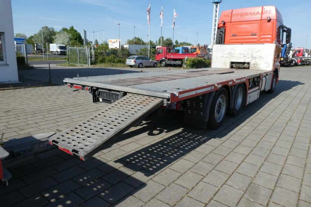 MAN TG-X 24.500 6x2-4 LL-U Pritsche Maschinentranspo - Camion plateau: photos 4 MAN TG-X 24.500 6x2-4 LL-U Pritsche Maschinentranspo - Camion plateau: photos 4