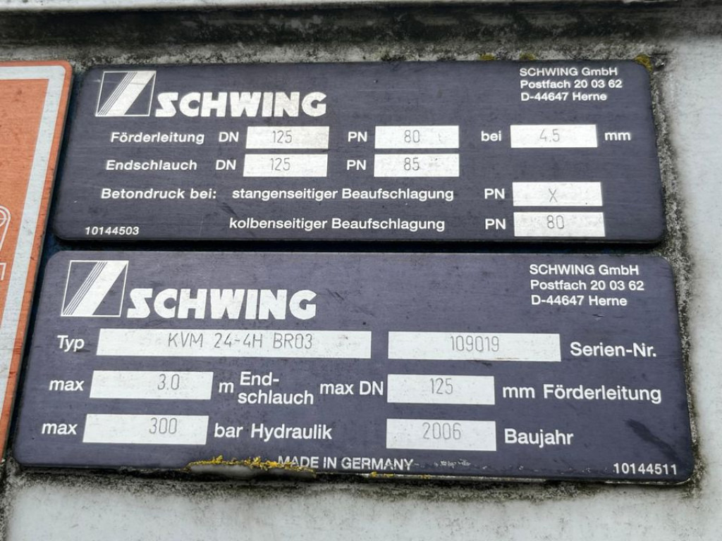 MERCEDES-BENZ Actros 2632 6x4 Betonpumpe Schwing 24m - Camion pompe: photos 3 MERCEDES-BENZ Actros 2632 6x4 Betonpumpe Schwing 24m - Camion pompe: photos 3