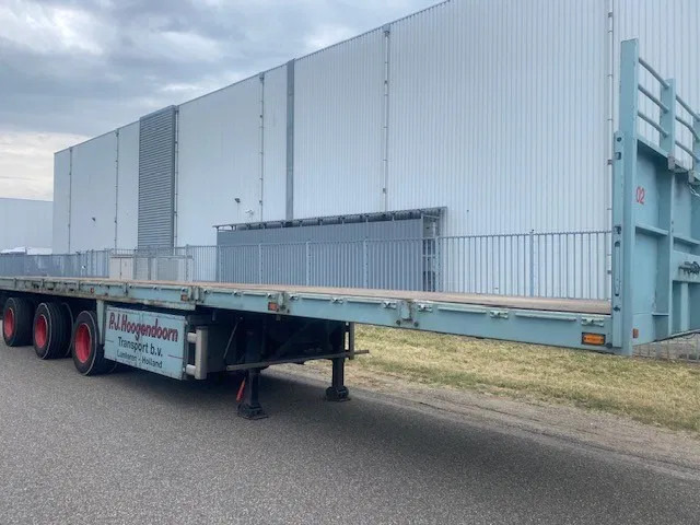 Floor open oplegger 3 asser uitschuifbaar, 2 x stuur, 1 x liftas - Semi-remorque plateau: photos 2 Floor open oplegger 3 asser uitschuifbaar, 2 x stuur, 1 x liftas - Semi-remorque plateau: photos 2