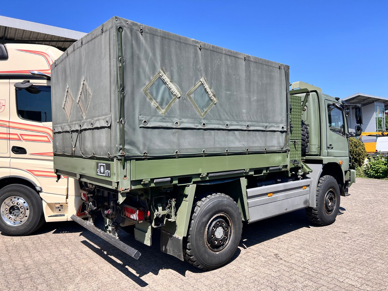 Mercedes-Benz 1018 Atego 4x4 Allrad Miltär Camper Expedition - Camion porte-conteneur/ Caisse mobile: photos 4 Mercedes-Benz 1018 Atego 4x4 Allrad Miltär Camper Expedition - Camion porte-conteneur/ Caisse mobile: photos 4