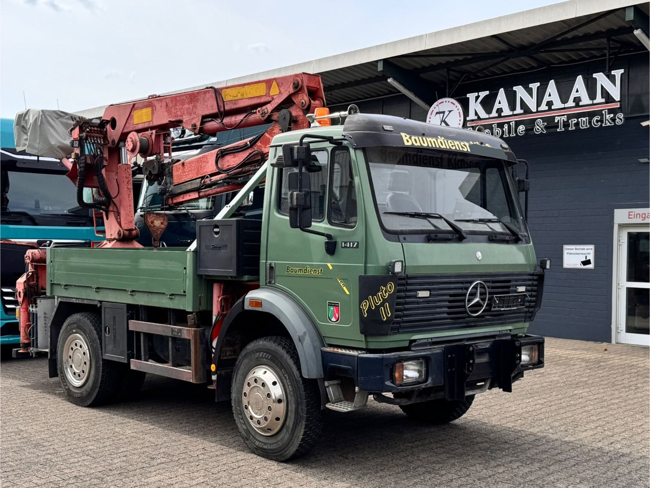 Mercedes-Benz 1417 AK Allrad Palfinger Montagekran 17,7m 64TKM - Camion grue: photos 2 Mercedes-Benz 1417 AK Allrad Palfinger Montagekran 17,7m 64TKM - Camion grue: photos 2
