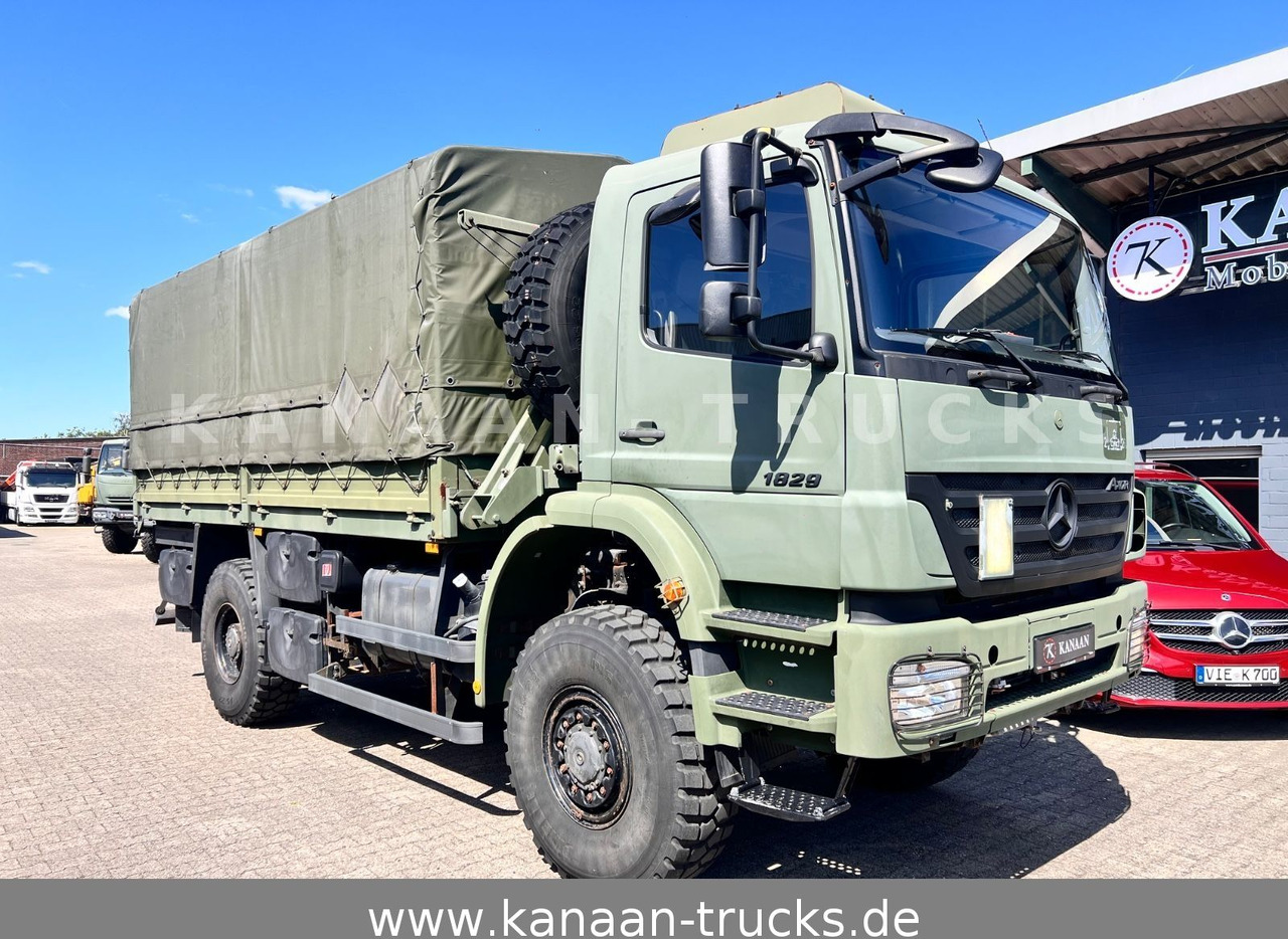 Mercedes-Benz 1829 A Axor 4x4 EX-Militär 31 TKM Camper Expedi - Camion à rideaux coulissants: photos 2 Mercedes-Benz 1829 A Axor 4x4 EX-Militär 31 TKM Camper Expedi - Camion à rideaux coulissants: photos 2