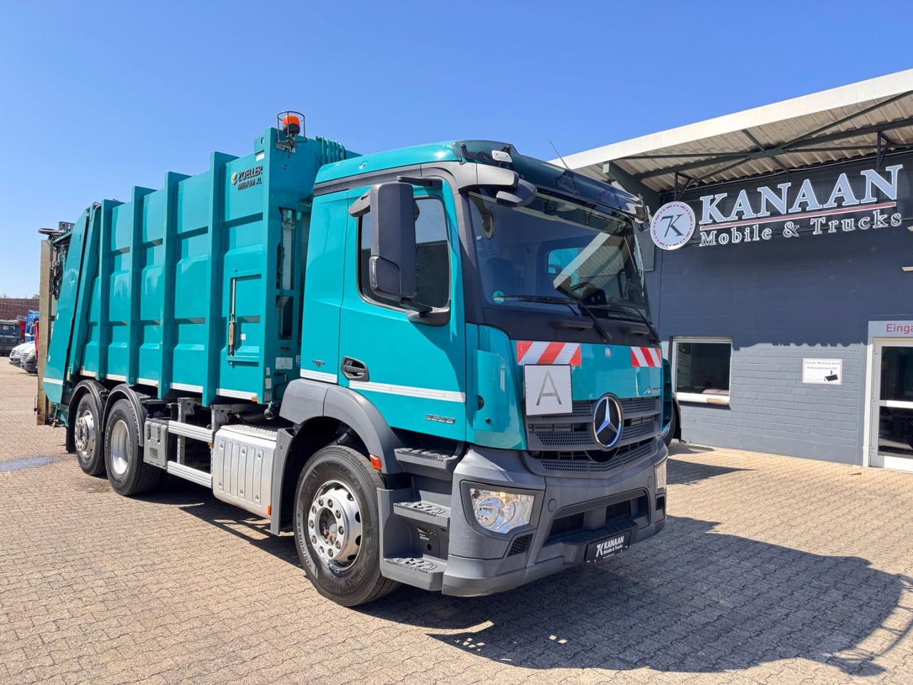 Mercedes-Benz 2533 Antos Müllwagen Zöller ATM bei 90Tkm - Benne à ordures ménagères: photos 1 Mercedes-Benz 2533 Antos Müllwagen Zöller ATM bei 90Tkm - Benne à ordures ménagères: photos 1