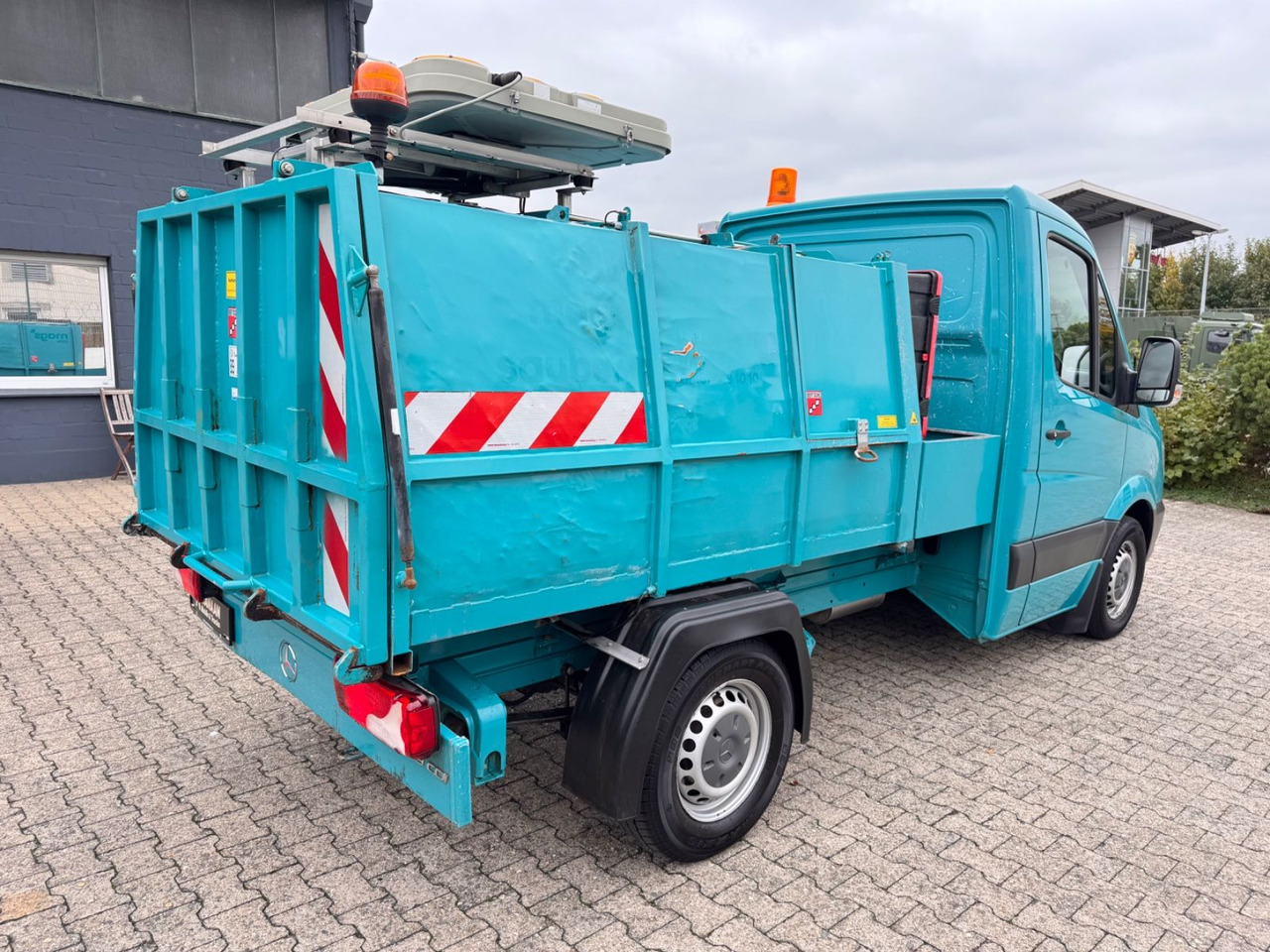 Mercedes-Benz 313 CDI  Sprinter II Bertsche  Müllwagen  Tafel - Benne à ordures ménagères: photos 5 Mercedes-Benz 313 CDI  Sprinter II Bertsche  Müllwagen  Tafel - Benne à ordures ménagères: photos 5