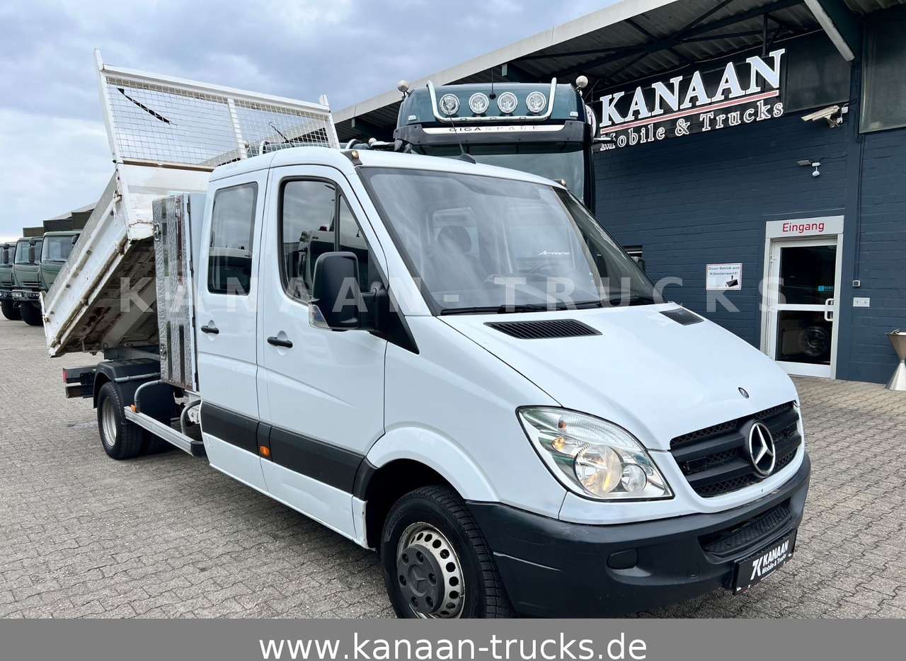 Mercedes-Benz 513 CDI Sprinter KLIMA DoKa Kipper 7-Sitzer EEV - Utilitaire benne, Utilitaire double cabine: photos 1 Mercedes-Benz 513 CDI Sprinter KLIMA DoKa Kipper 7-Sitzer EEV - Utilitaire benne, Utilitaire double cabine: photos 1