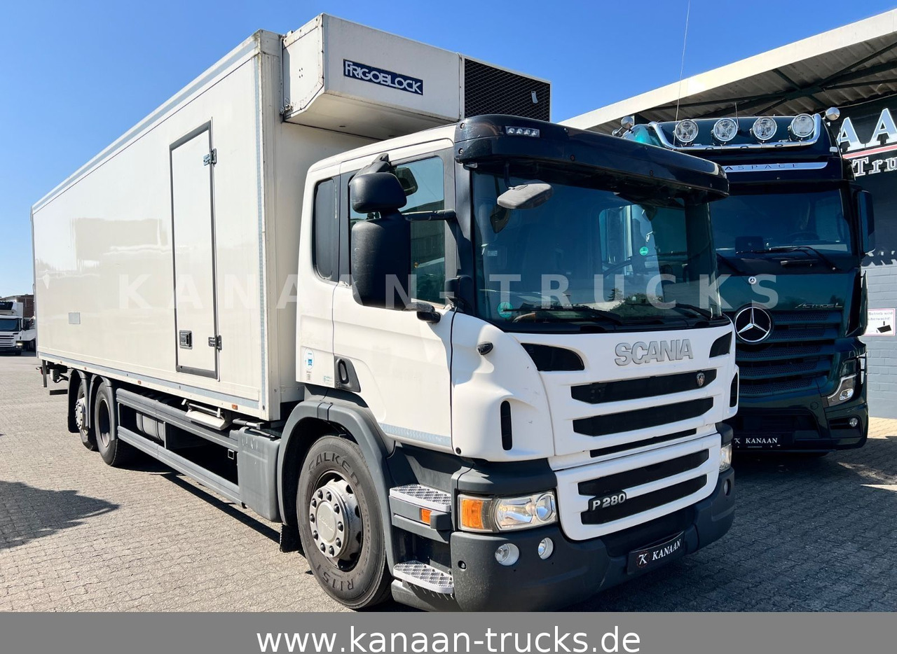 Scania P280 Kühlkoffer FRIGOBLOCK FK13  LBW E5 - Camion frigorifique: photos 1 Scania P280 Kühlkoffer FRIGOBLOCK FK13  LBW E5 - Camion frigorifique: photos 1