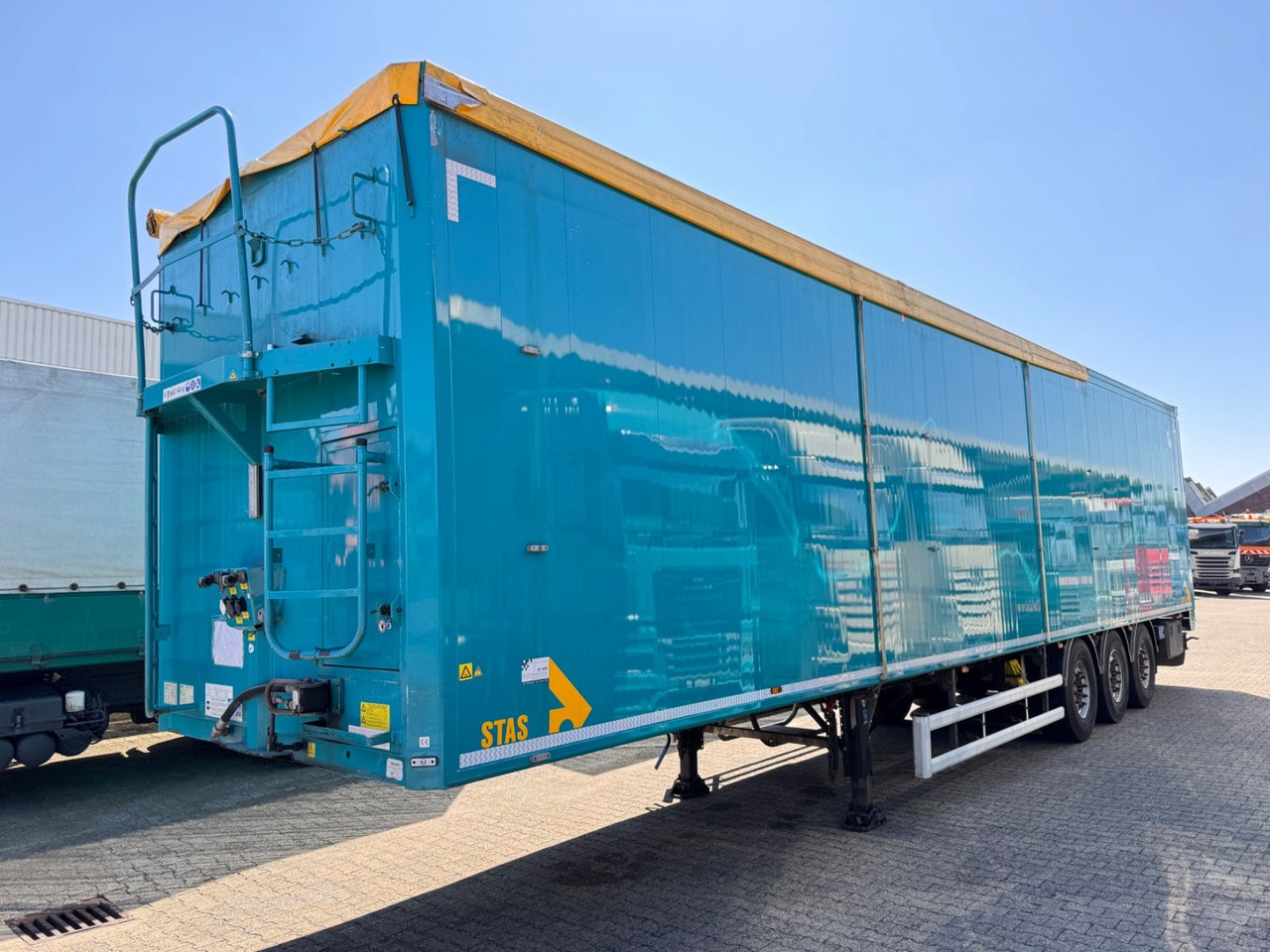 Stas S 300 ZX Walkingfloor Schubboden 2 x Vorhanden - Semi-remorque à fond mouvant: photos 4 Stas S 300 ZX Walkingfloor Schubboden 2 x Vorhanden - Semi-remorque à fond mouvant: photos 4