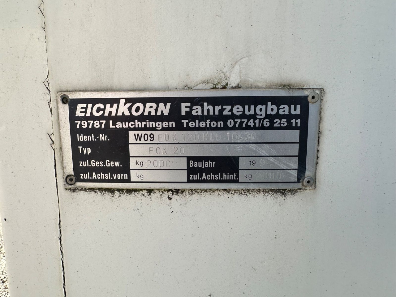 Eichkorn E0K20 Fahrradanhänger - Remorque fourgon: photos 5 Eichkorn E0K20 Fahrradanhänger - Remorque fourgon: photos 5